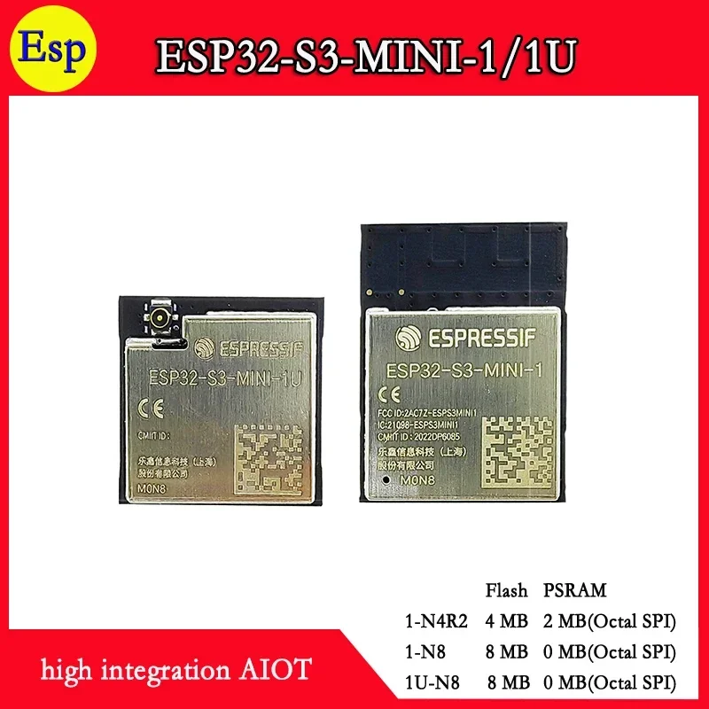 Espressif Esp32 - ESP32-S3-MINI-1 ESP32-S3-MINI-1U Espressif ESP32 S3 MINI