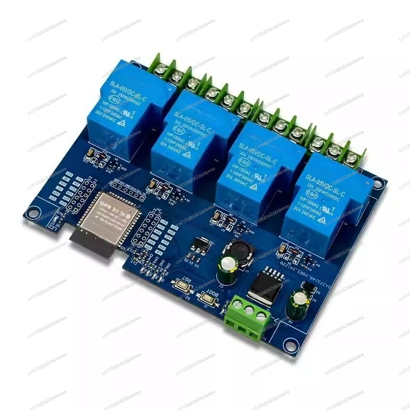 Esp32 Wifi Bluetooth Module - 4-канальный 30А WiFi Bluetooth релейный модуль