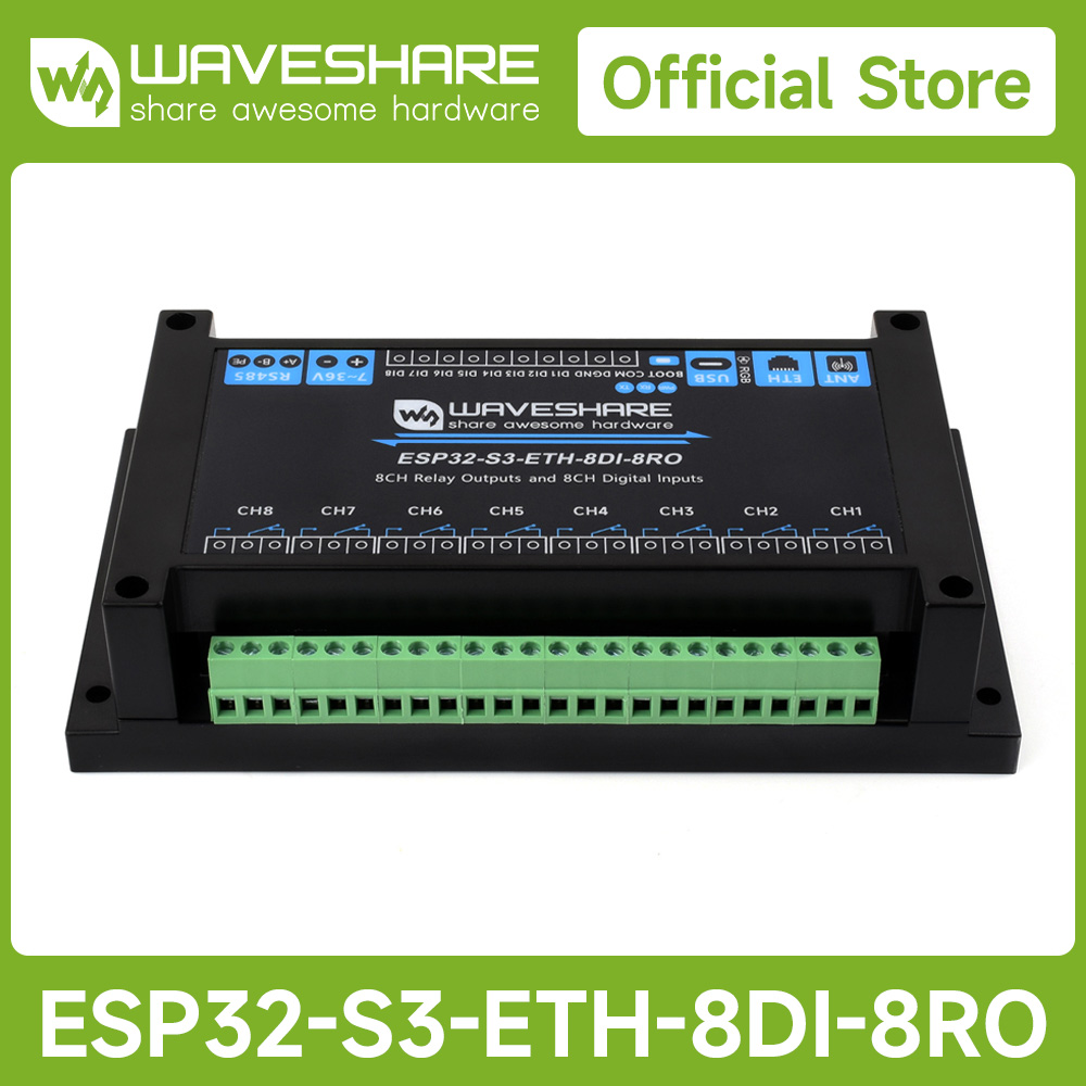 Промышленный 8-канальный релей – обзор и цена Esp32 Uart Module