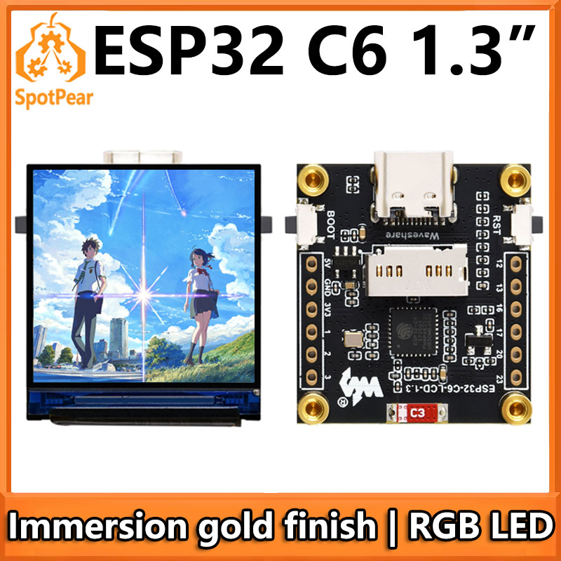 ESP32-C6 ЖК-плата разработки 1 – обзор и цена Esp32 C6