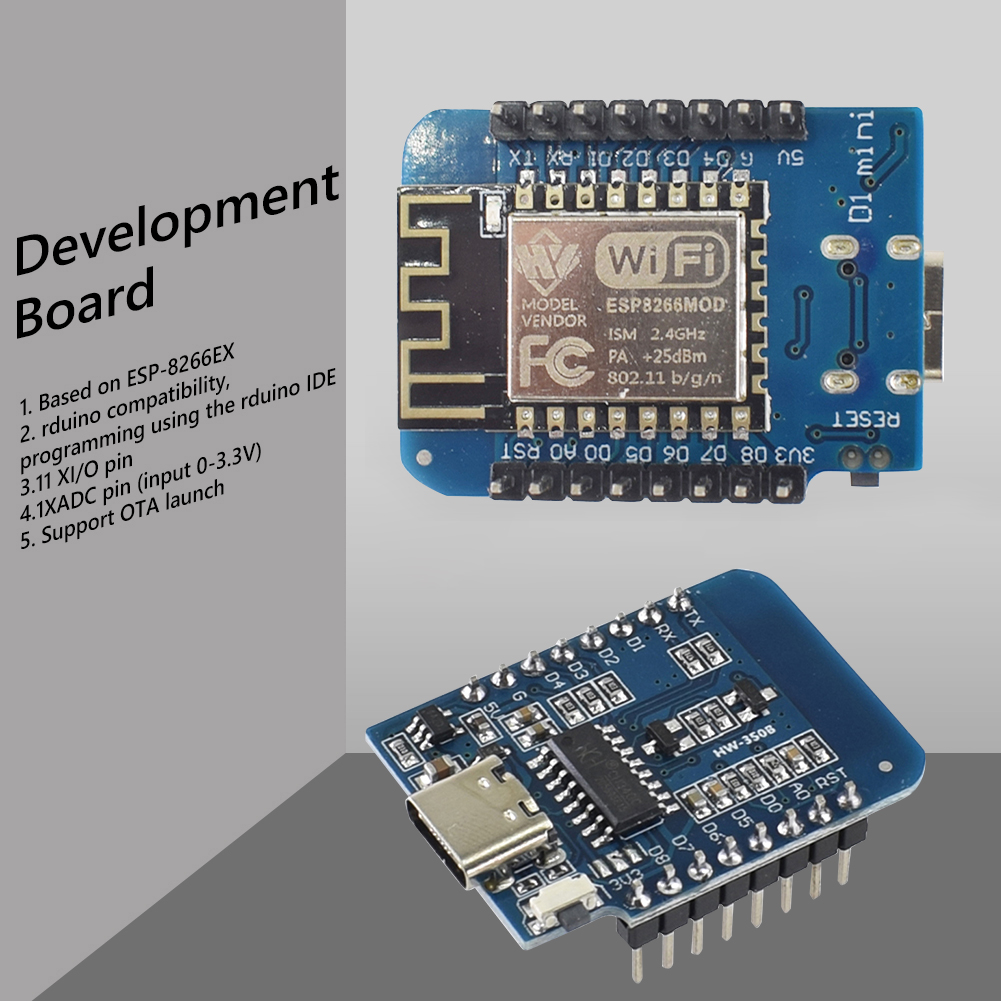 1-10 шт. Type-C D1 Mini NodeMc – обзор и цена Esp8266 Nodemcu
