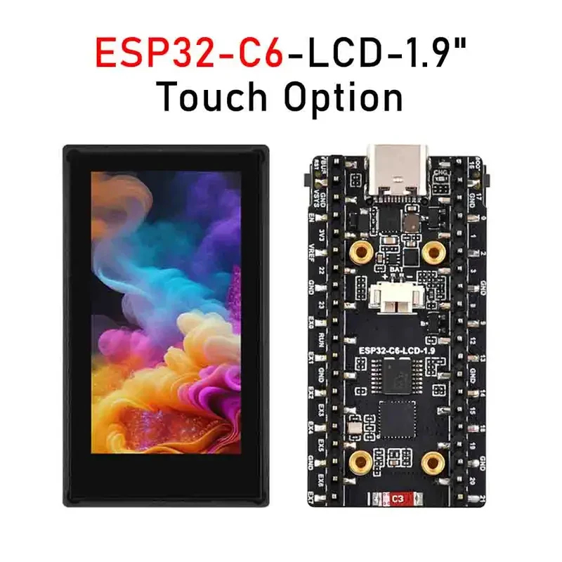 Плата для разработки с ЖК-экра – обзор и цена Esp32 C6