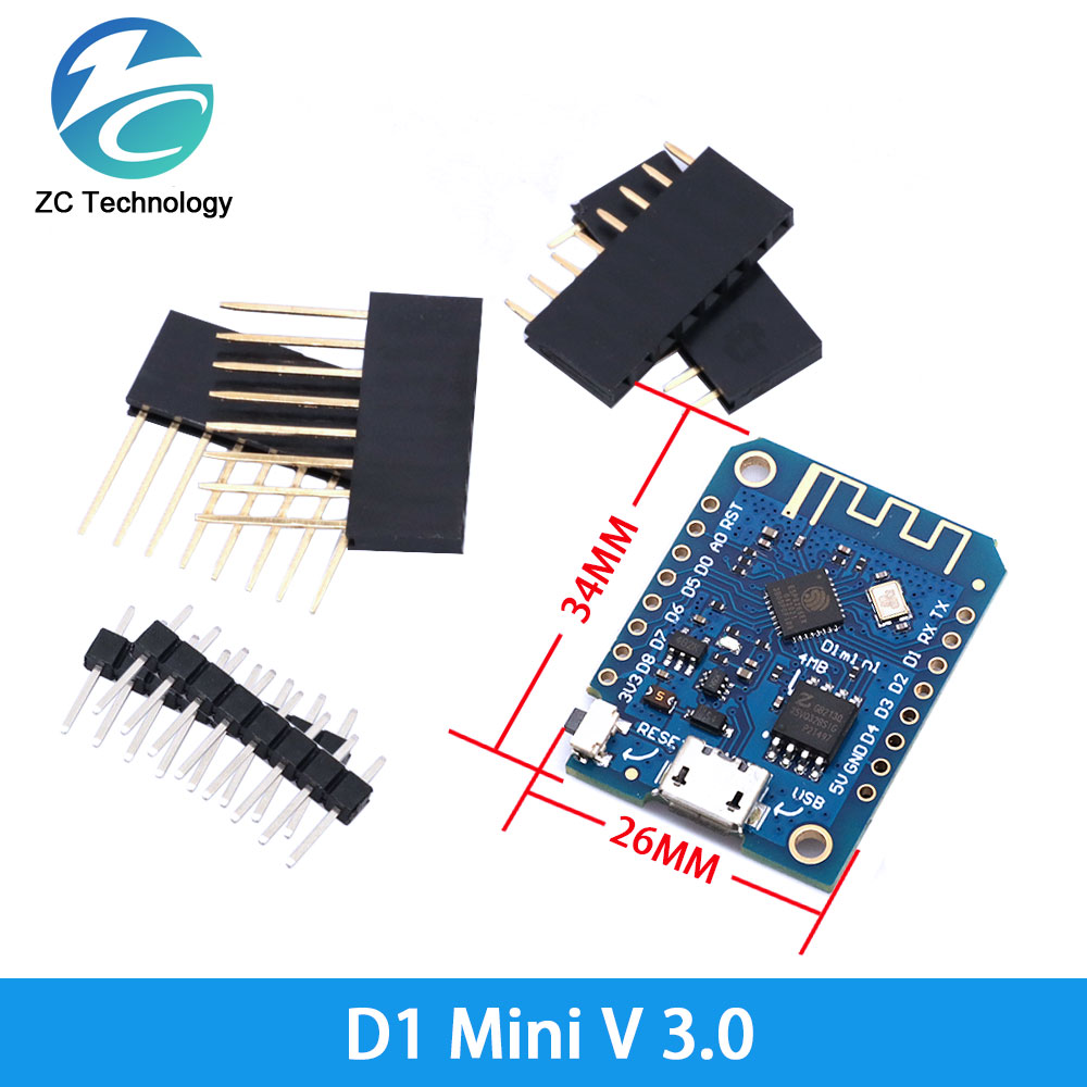 D1 Mini ESP8266 ESP-12F CH340G – обзор и цена Esp8266 Nodemcu