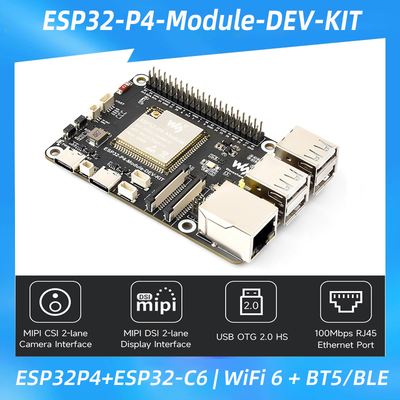 Плата разработки ESP32-P4 + ES – обзор и цена Esp32 C6