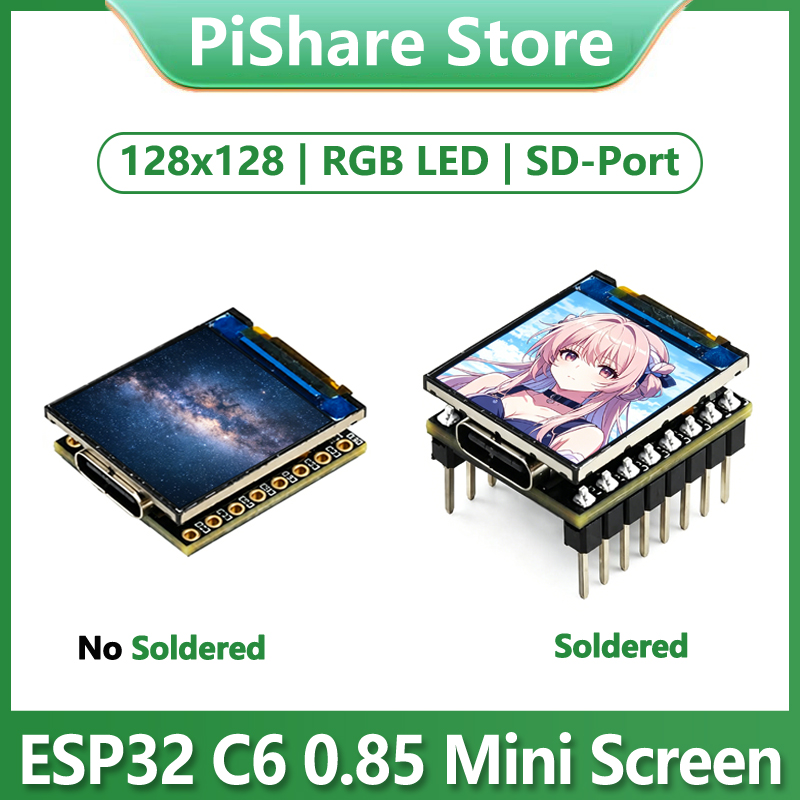 Плата разработки ESP32-C6 с ЖК – обзор и цена Esp32 C6