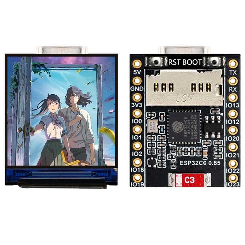 Плата разработки ESP32-C6 с ЖК – обзор и цена Esp32 C6