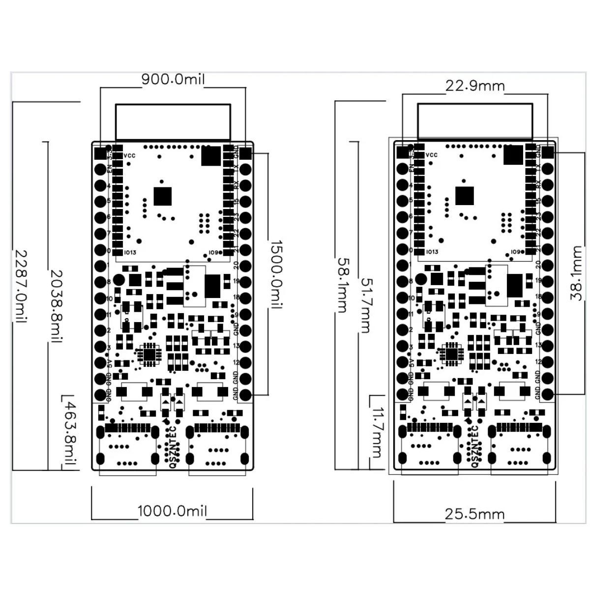 ESP32-C6-DevKitC-1 Основная пл – обзор и цена Esp32 Devkit